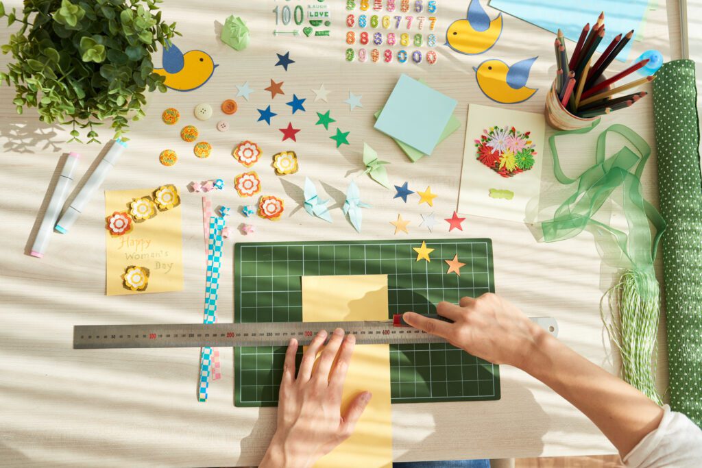 Enjoying Scrapbooking at Home -