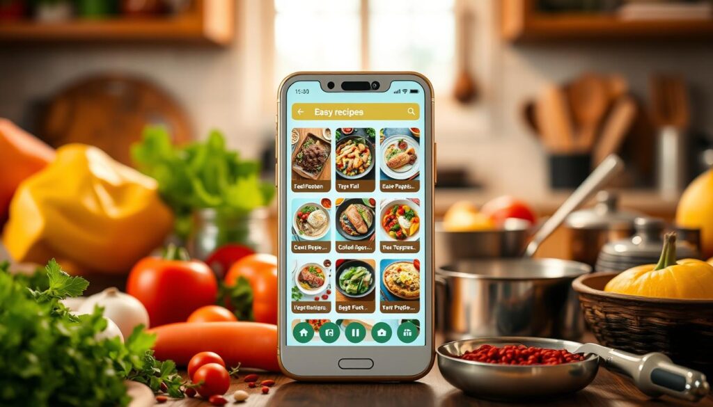 app de receitas simples