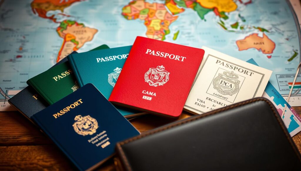 passaportes e vistos